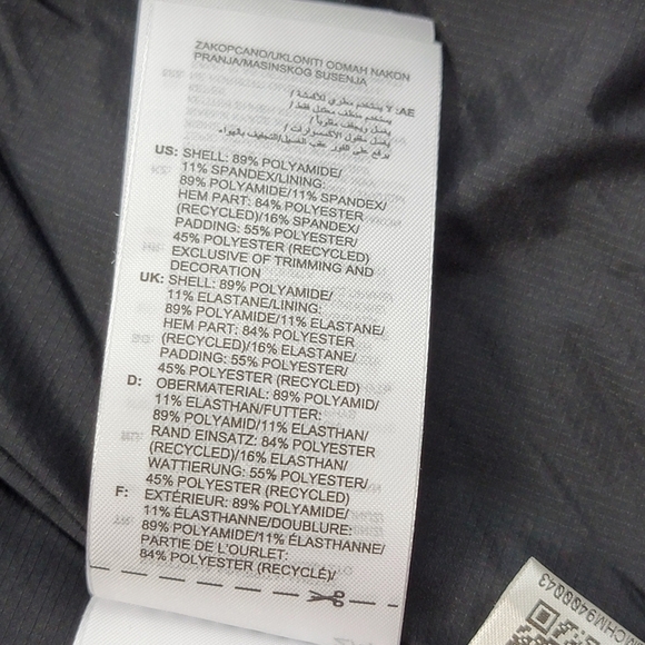 Adidas Terrex Techrock Stretch PrimaLoft Vest Black Men’s Size Small HJ7358 New - Picture 9 of 9